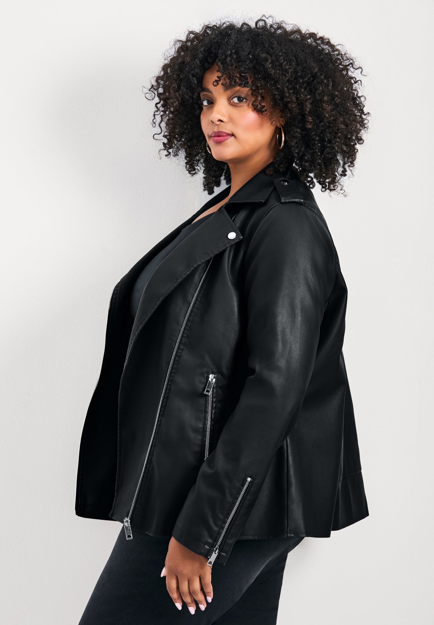 Jane Vegan Leather Jacket image number 1