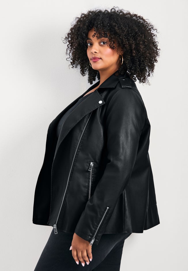 Jane Vegan Leather Jacket image number 1
