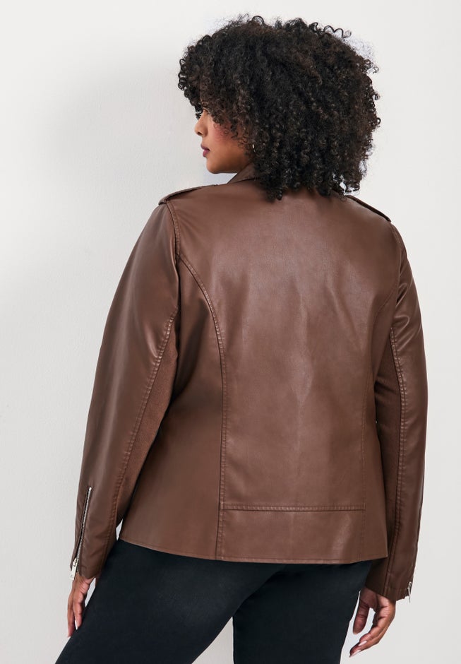 Jane Vegan Leather Jacket image number 2