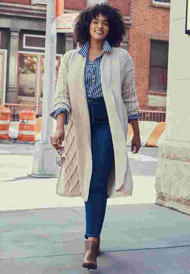 Paris Longline Cable Cardi image number 1