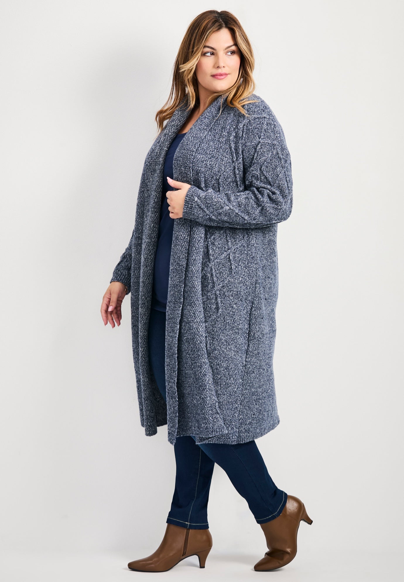 Paris Longline Cable Cardi image number 3