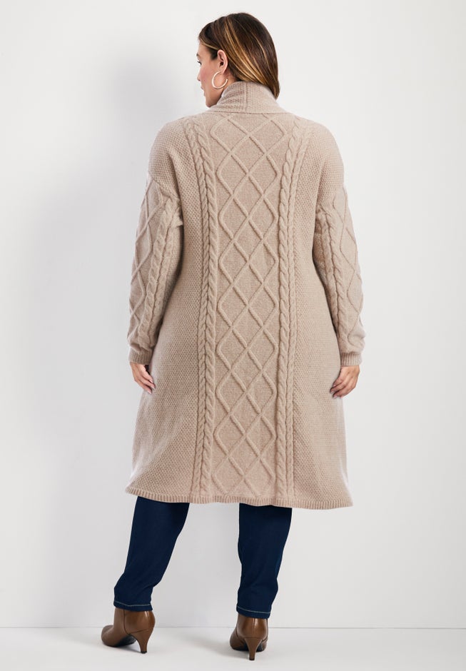 Paris Longline Cable Cardi image number 3