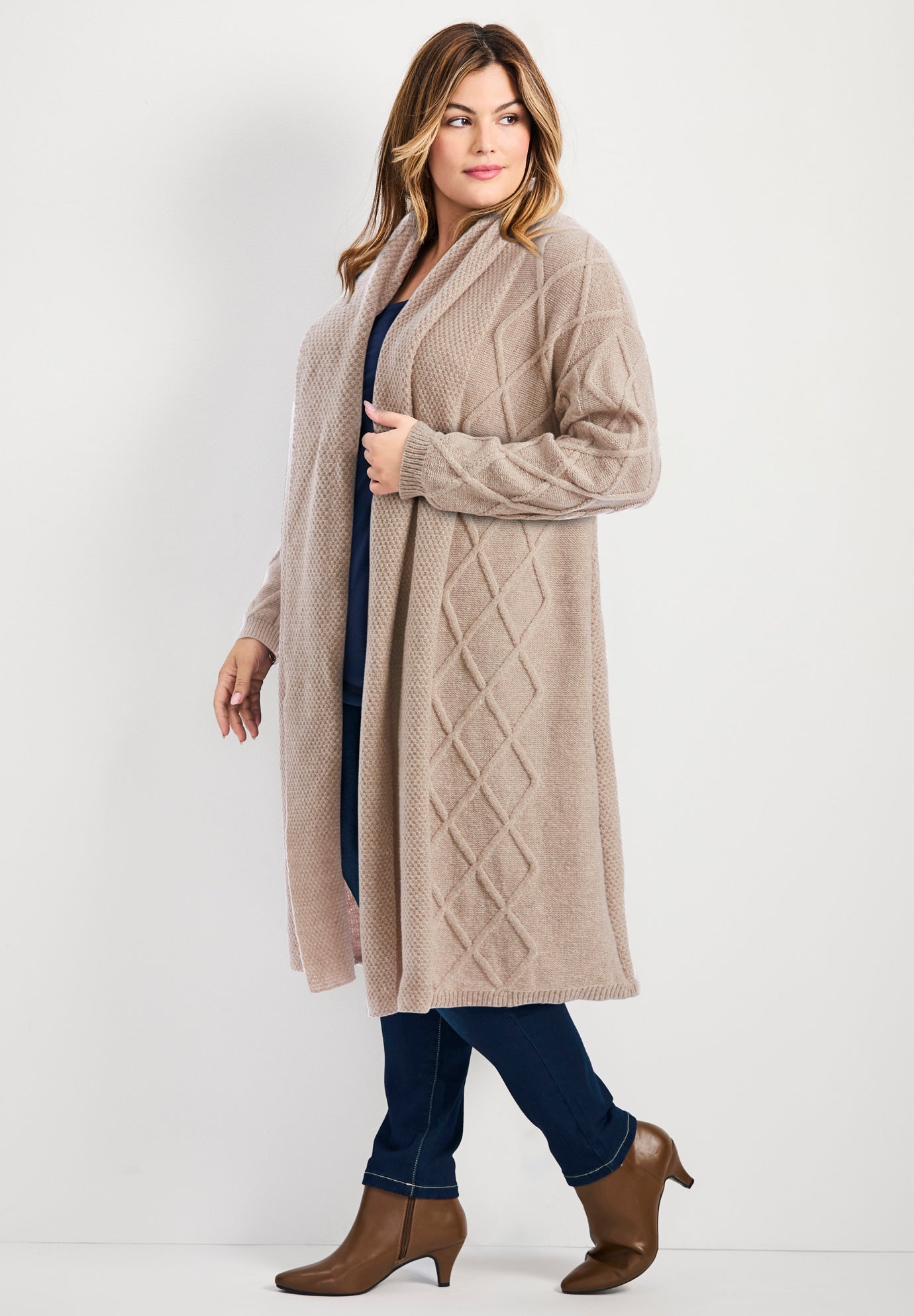 Paris Longline Cable Cardi image number 2