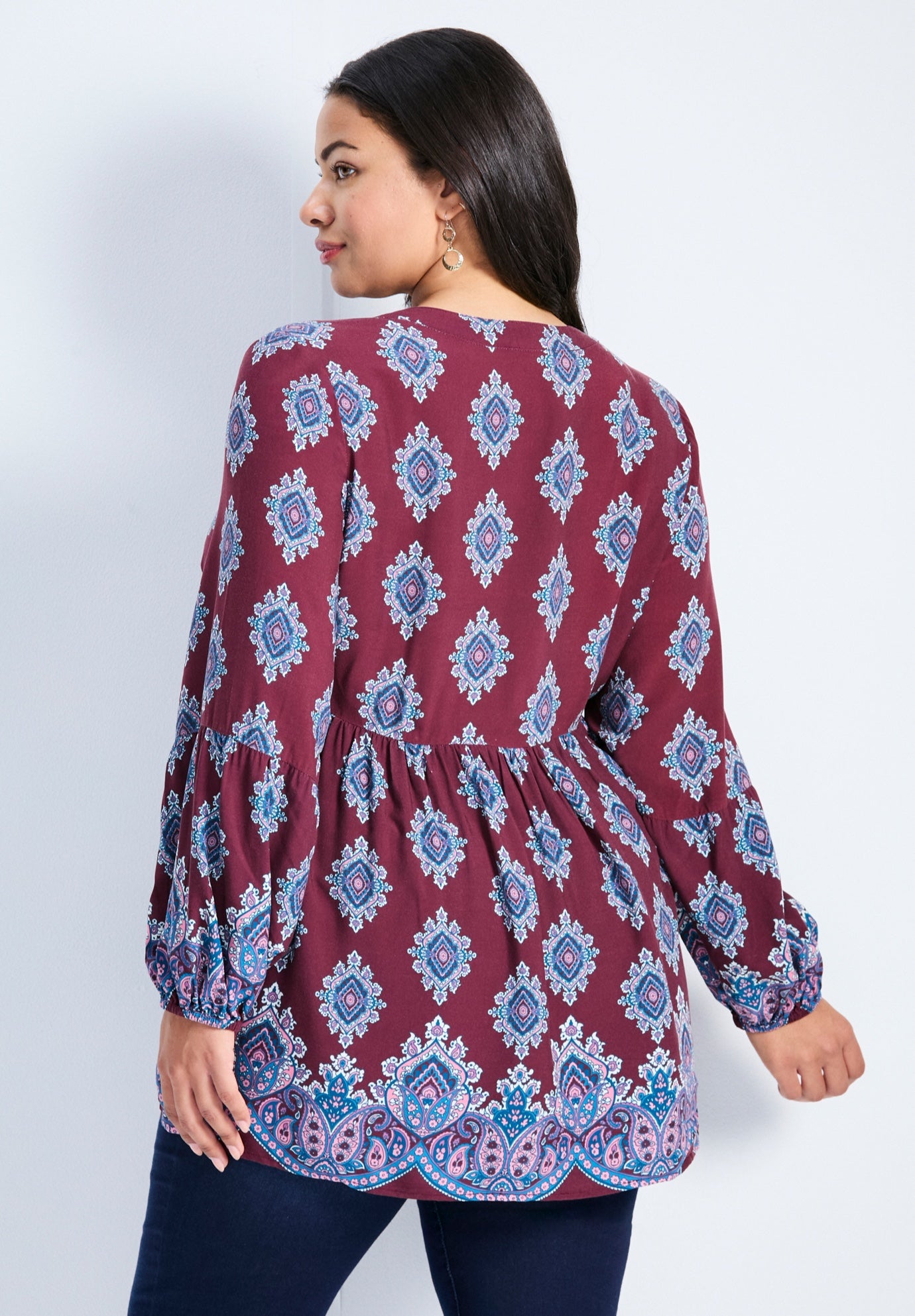 Mara Blouson Sleeve Tunic image number 2