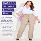 Softluxe Sateen Stretch Curvy Pant image number 5