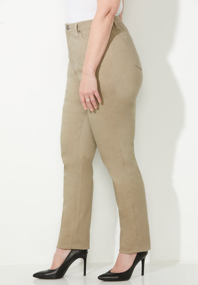 Softluxe Sateen Stretch Curvy Pant image number 3
