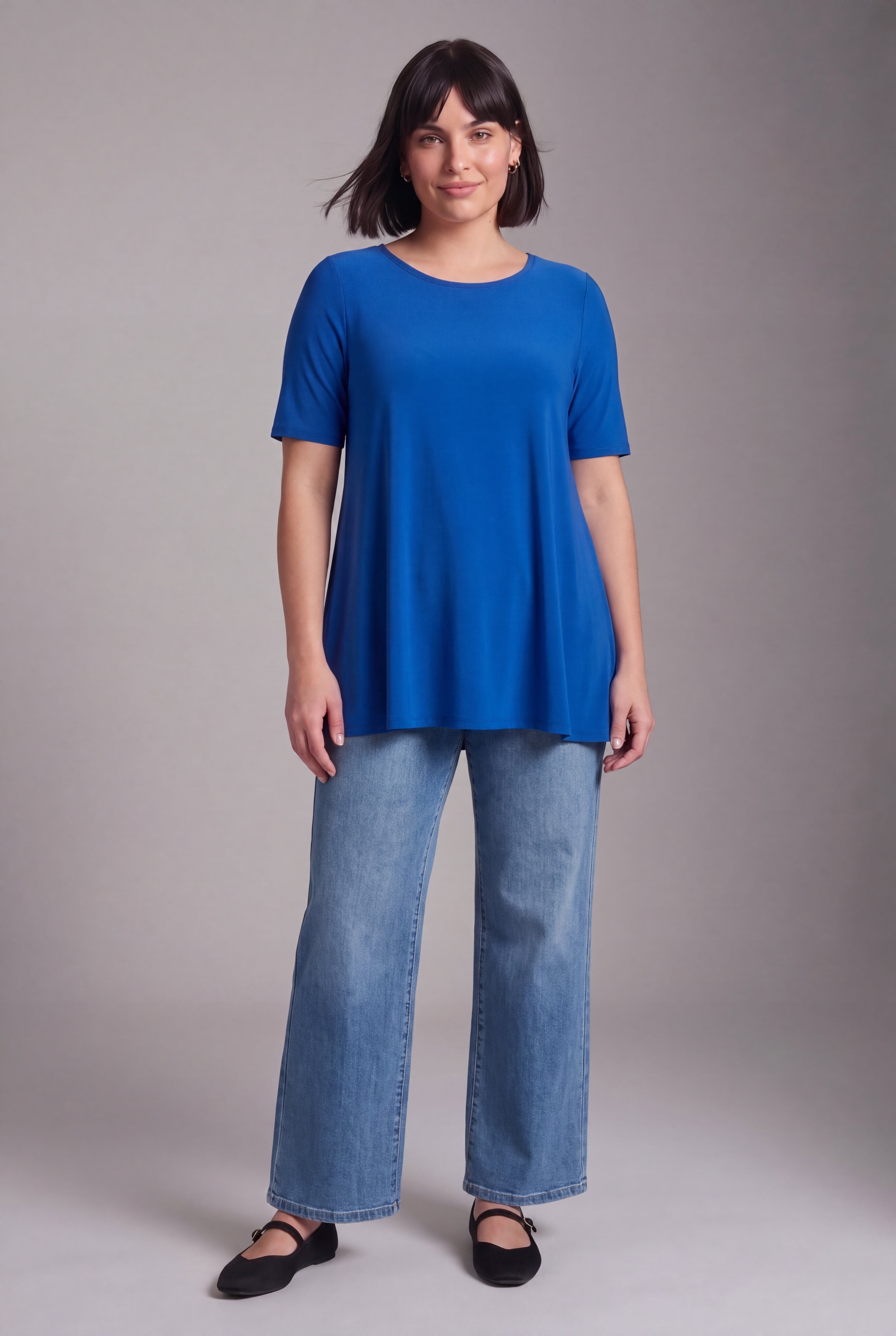 Boatneck Swing Tunic image number 0