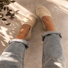 Faux Suede Slip-On Espadrille Flats image number null