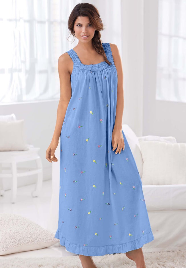 Long Embroidered Gown image number null