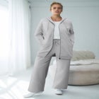 Wide Leg French Terry Sweatpant image number null