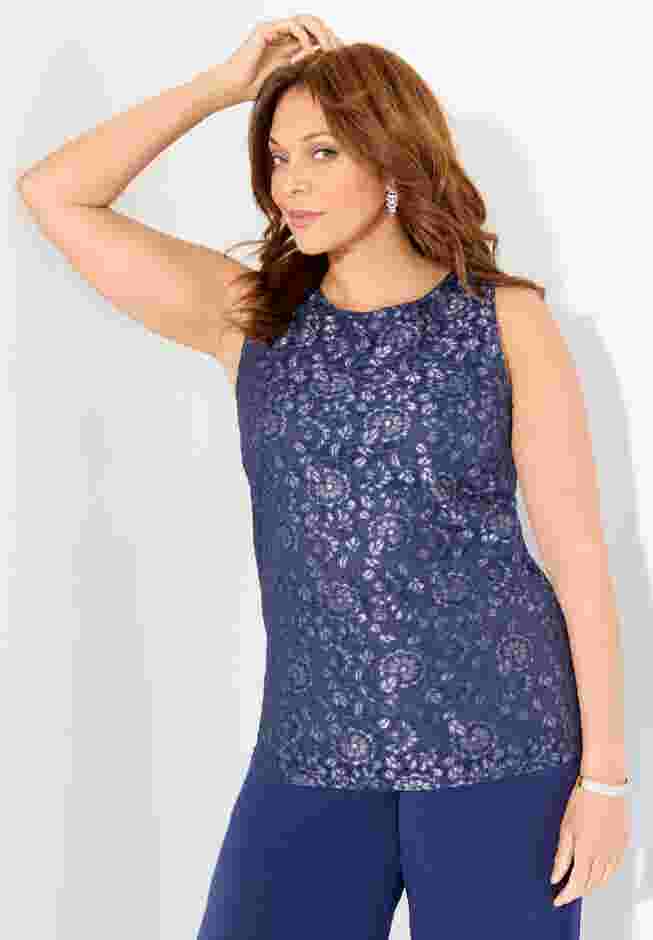 Luna Lace 3-Piece Pant Set image number 4
