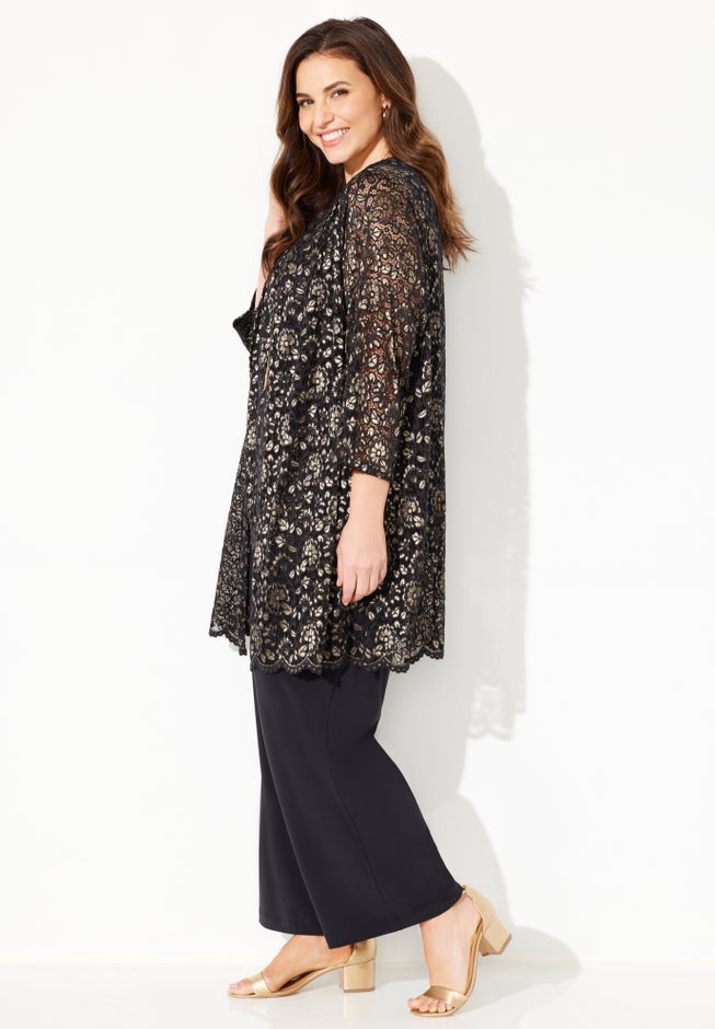 Luna Lace 3-Piece Pant Set image number 1