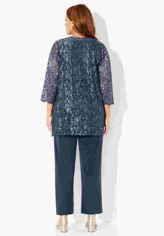 Luna Lace 3-Piece Pant Set image number 1