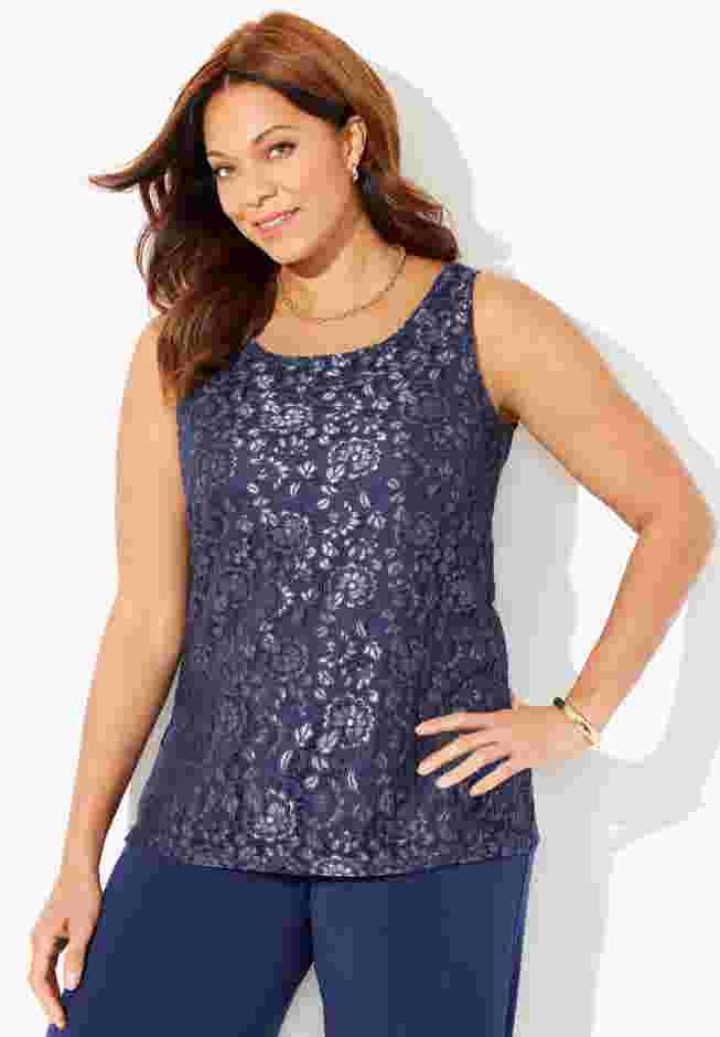 Luna Lace 3-Piece Pant Set image number 2