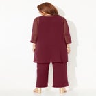 3-Piece Sequin Tank Pant Suit image number null