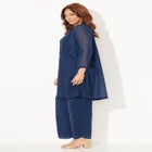 3-Piece Sequin Tank Pant Set image number null