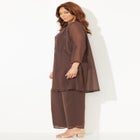 3-Piece Sequin Tank Pant Suit image number null