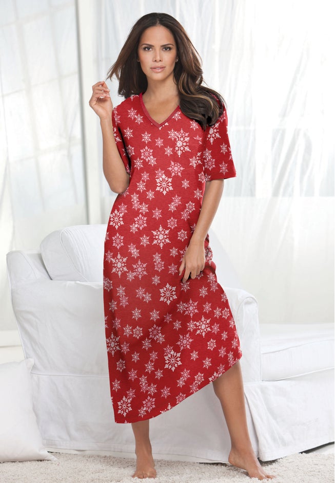 Long Print Sleepshirt image number 5