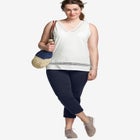 Zip Top Straw Bag image number null