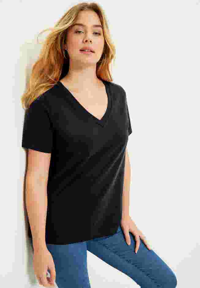Short-Sleeve V-Neck One + Only Tee image number 0