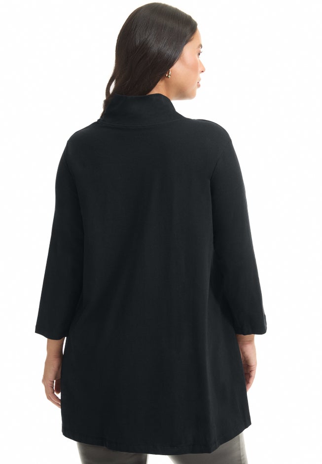 One+Only Mock-Neck Tunic image number 1