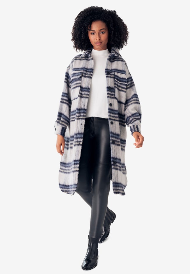 5-Pocket Faux Leather Pants image number 0