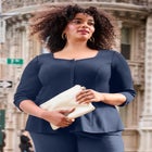 Ponte Zip Front Top image number null