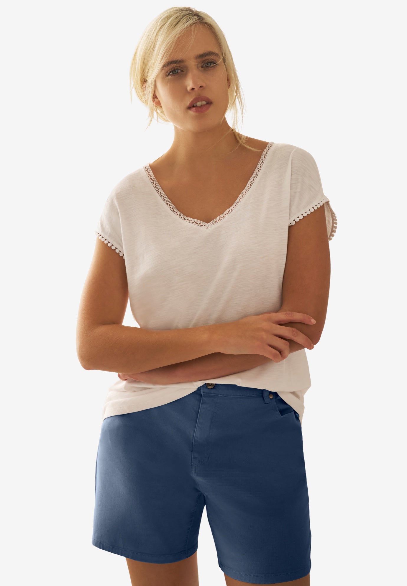 Stretch 5-Pocket Shorts image number 2