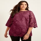 Allover Lace Top image number null