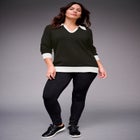 Color Block Polo Sweater image number null