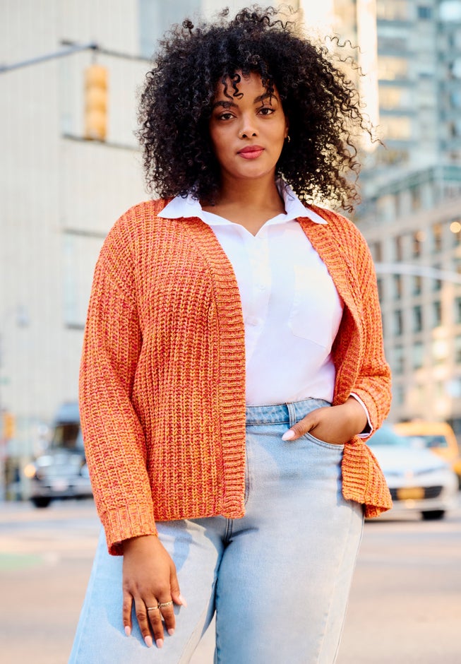 Open Front Cardigan Sweater image number 1