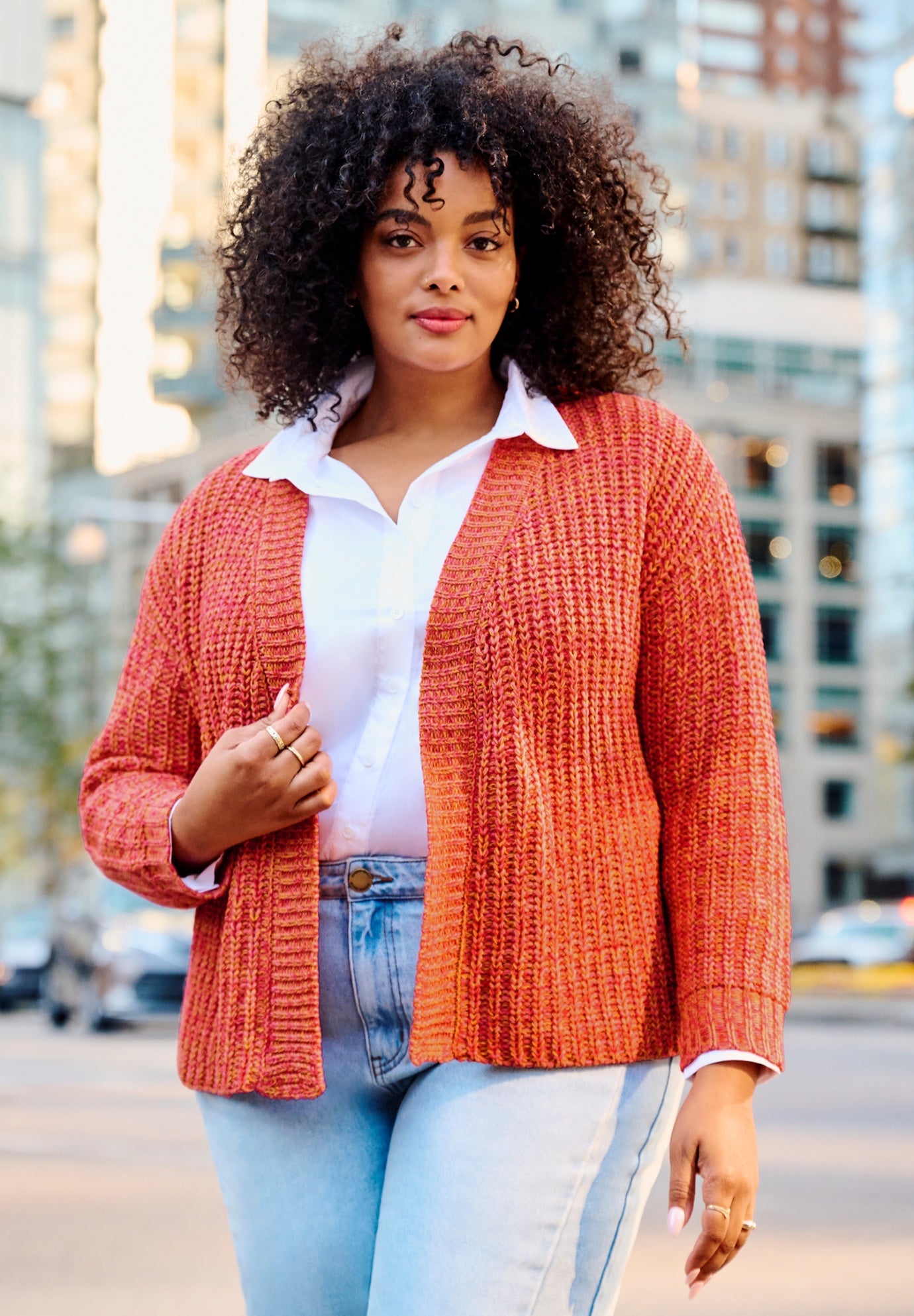 Open Front Cardigan Sweater image number 0