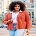 Open Front Cardigan Sweater image number null