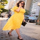 High-Low Midi Dress image number null