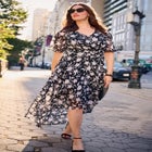 High-Low Midi Dress image number null