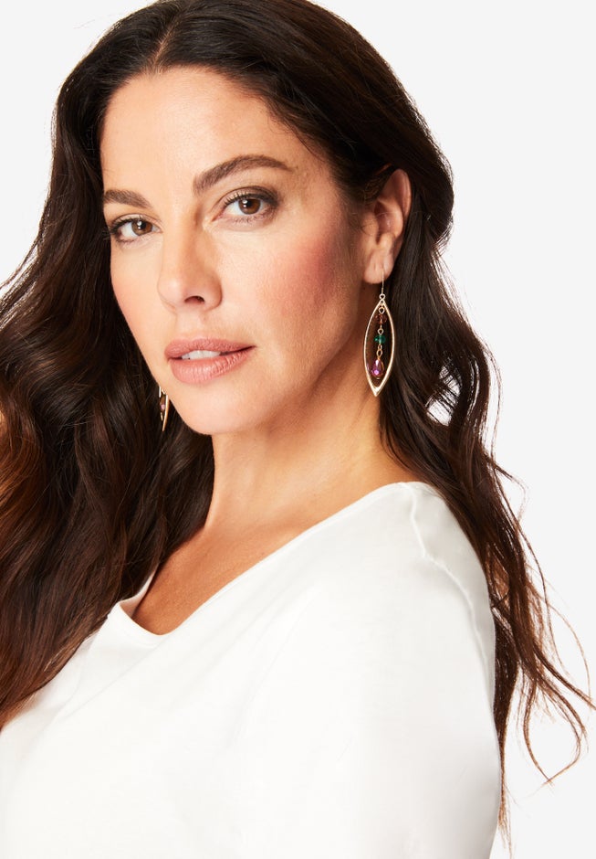 Marquoise Beaded Earrings image number 0