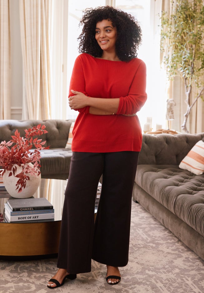 Ponte Wide Leg Pant image number 1