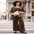 Ponte Wide Leg Pant image number null