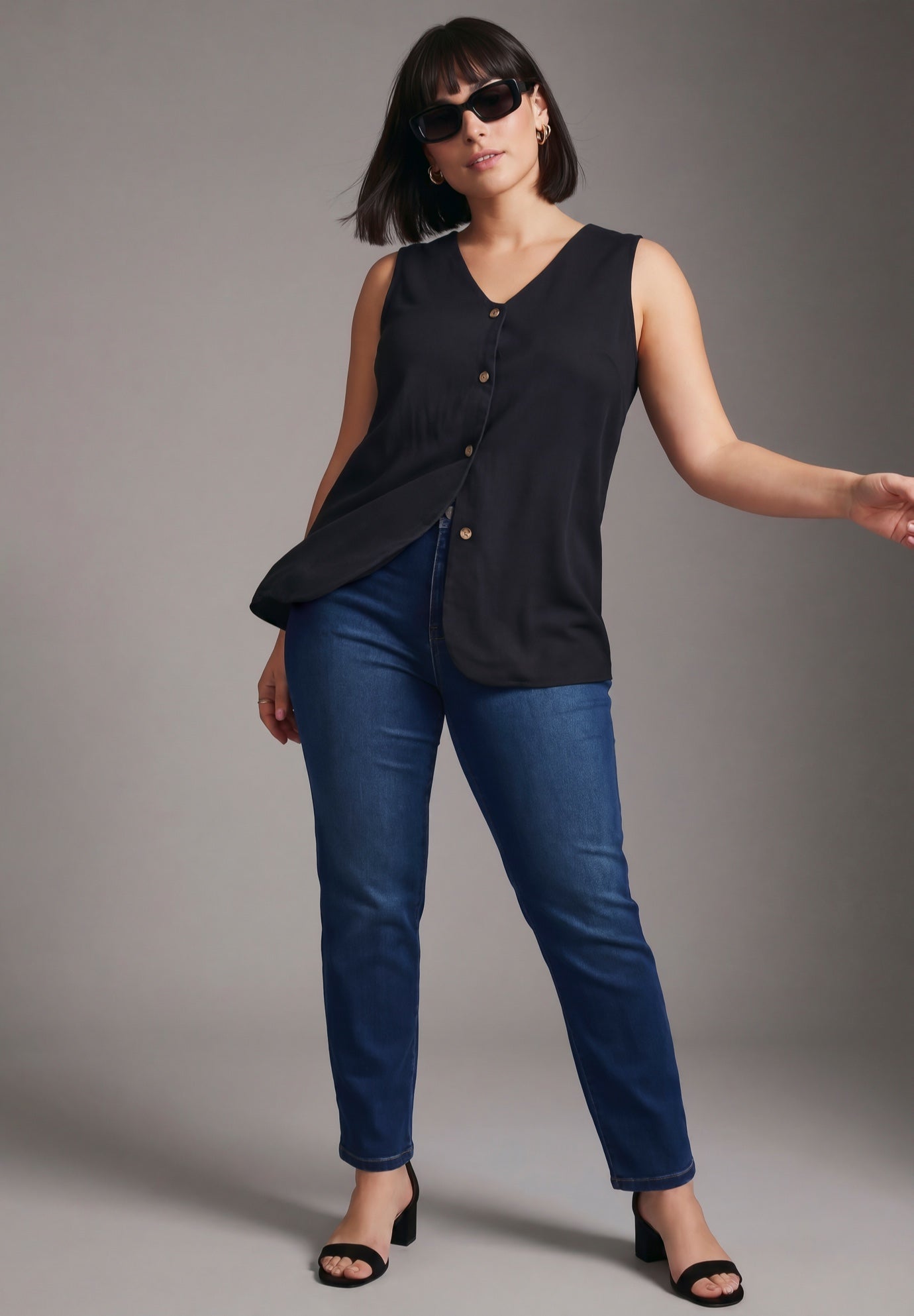 Button Front Vest image number 4