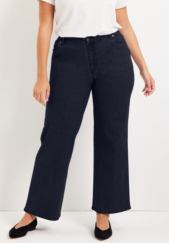 Curvie Fit Wide-Leg Jeans image number 3