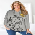 Peanuts Women&rsquo;s Hooded Sweatshirt Snoopy and Woodstock image number 0