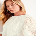 Sequin Boatneck Top image number null