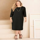 Liz&Me&reg; Ponte Knit Dress image number 0