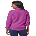 Cable Crewneck Sweater image number null