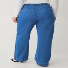 BACK ELASTIC TROUSER JEAN image number null