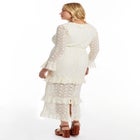 Ruffled Lace Maxi Dress image number null