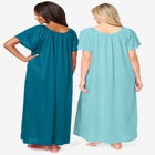 2-Pack Long Silky Gown image number null