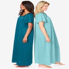 2-Pack Long Silky Gown image number null