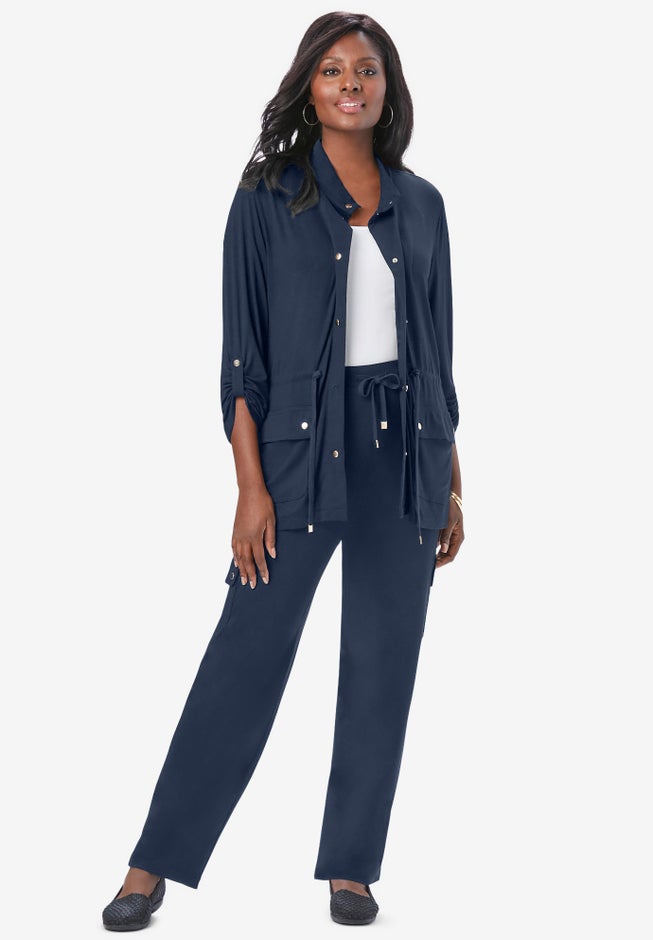 2-Piece Stretch Knit Cargo Set image number 0