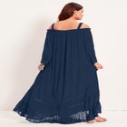 Off-The-Shoulder Maxi Dress image number null